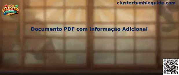 Documento PDF com Informação Adicional para Cluster Tumble
